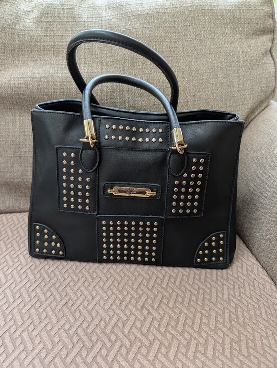 Versace Collection Handbags - V1969 (Versace 1969 Abbigliamento Sportivo SRL Milano Italia) Studded Bag EUC